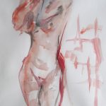“Beth”, watercolour, 400mm x 280mm
